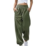 Women's Cotton Sweatpants with Pockets VCXWTD Shop!Clearance!Hot Sale!Cheap!