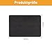 Lollanda Waschbar Welpenunterlagen, Wiederverwendbare Matten für Hunde, Hundematte Bodenschutz Waschbare, Haustier Unterlagen für Drinnen, Draußen, Reisen(60X45CM,Schwarz)