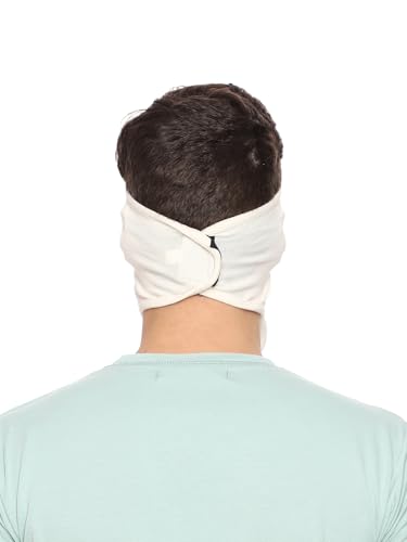 Image of Gajraj Unisex Cotton Anti Pollution Dust Sun Protecion Full Face Cover Mask with Air Filter Mesh and Visor (Skin)