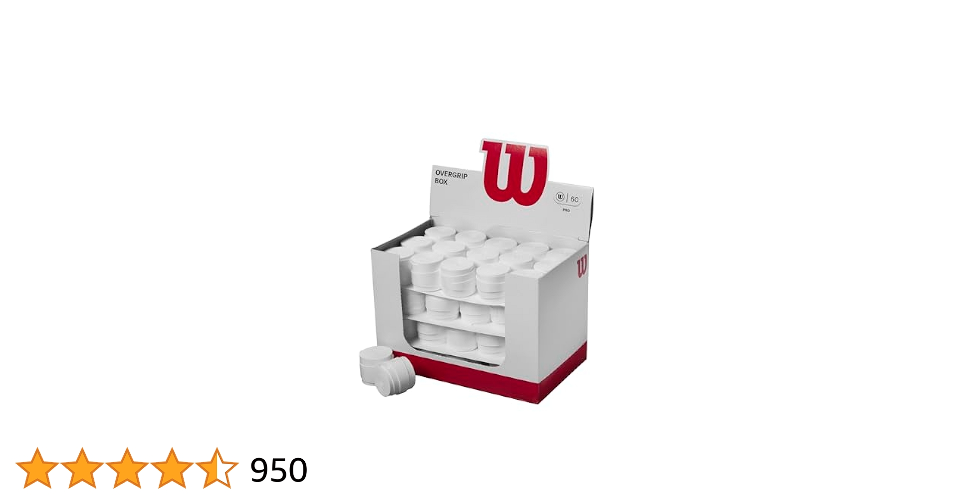 【新品】Wilson　ウィルソン プロオーバーグリップ　V2　ホワイト　30本入 ウインザーオンラインショップウイルソン プロ オーバーグリップ