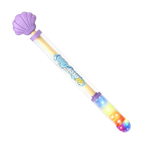 Water Squirter Kids - 35cm PP �o�b�e���[�쓮 LED ���C�g�A�b�v �X�v���[ �u���X�^�[ |�d�����O�X�v���b�V���������� |�����v���A�N�V�����v�[���r�[�`����K�[�f���p�[�e�B�[