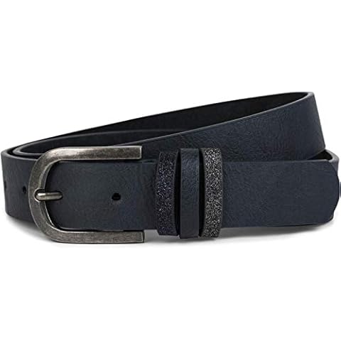 styleBREAKER Damen Gürtel Uni mit Glitzer Schlaufe, kürzbar 03010091 Cover