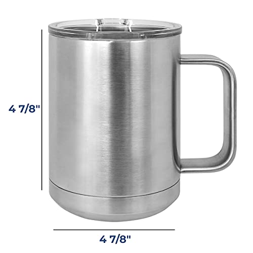 Sofia's Findings Personalized 15 oz. Stainless Steel Vacuum Insulated Mug with Slider Lid