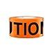 TopSoon Yellow CAUTION Tape Safety Barrier Tape Ribbon Tape 3-Inch by 1000-Feet Roll Non-Adhesive