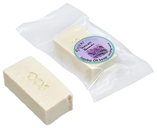 4 Item Lavender Skincare Travel Pack. 1 Oz Pure Golden Jojoba Oil, 3 Lavender And Jojoba Oil Items: 2 Oz Hand Salve, 2 Lip Balms And 2 Oz Soap. All Natural. By Desert Oasis Skincare. #TOP1