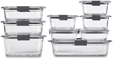Rubbermaid Brilliance Glass 9-Piece Set