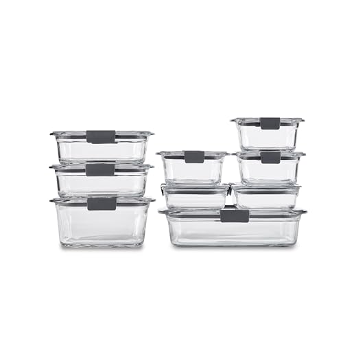 Rubbermaid Brilliance glass food storage containers