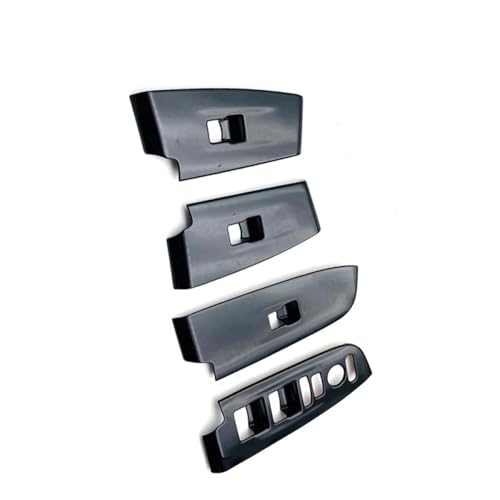 Garniture de panneau lève-vitre en ABS brillant avec surfaces texturées