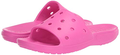 Chinelo, Crocs, Classic Slide, Electric Pink, 39, Adulto Unissex