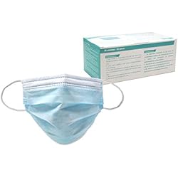 Protección De Manos Seguridad E Higiene WottoCare Mascarilla Quirúrgica Tipo II R, 50 UDS Mascarilla Protección, Desechable. 3 capas. BFE superior al 95% Mascara Facial No estéril (50 uds)