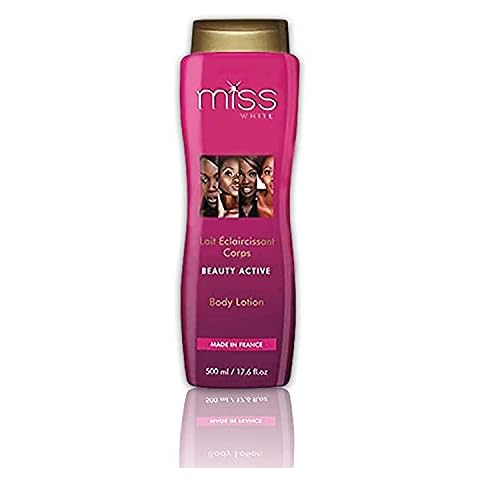 Fair & White Miss White, Skin Lightening Cream | 13.5 Fl oz / 400 ml | Hyperpigmentation Treatment, Whitening Cram | with Almond Oil Cover