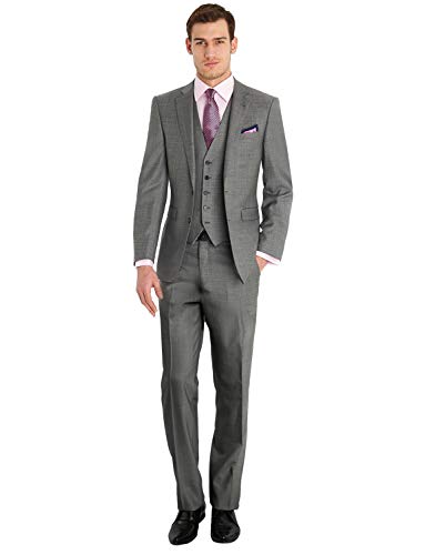 Costume Smoking 3 pièces de Haute Qualité Coupe Ajustée Chic Homme