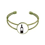 Size: Diámetro del disco: 2 cm / 0.8 pulgadas; Diámetro de la pulsera: 6.5 cm / 2.6 pulgadas