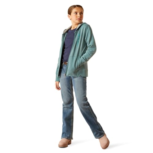 Ariat Unisex Kids' Team Logo Full Zip Hoodie