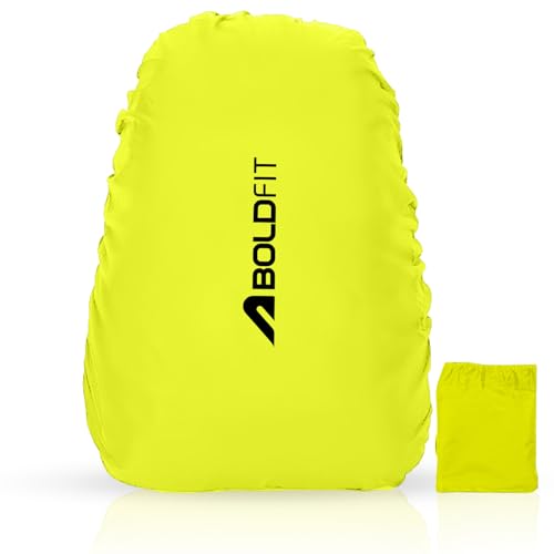 Boldfit Rain Cover for Backpack Travel Essentials Rain Cover for Bag Backpack Rain Cover Travel Accessories Bag Rain Cover Waterproof Dustproof for All Bag Sizes Upto 45Ltrs Rain Cover Bag Yellow (B0D83G8RQN) Amazon Price History, Amazon Price Tracker