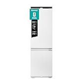 Hisense RB3B250NEWE1, Frigorifero Combinato da incasso Total No Frost 178cm, 35dB (B), 252l, display digitale LED, 1 cassetto controllo umidità, convert function nel freezer, luce superiore e laterale
