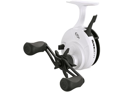 Image of 13 FISHING Black Betty Freefall Ghost Inline Ice Fishing Reel