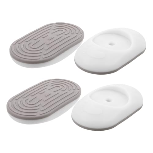 HEMOTON 4 Piezas Protector de Pared para Puertas Infantiles y Mascotas de Antideslizante Material y Fácil Instalación para Escaleras y Ventanas