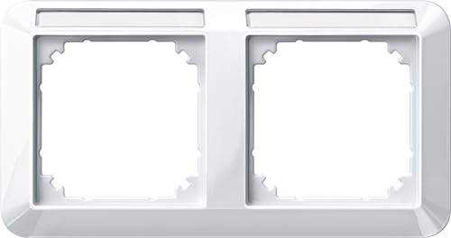 Preisvergleich Produktbild Merten Rahmen Abdeckung System M Polarweiß 387219