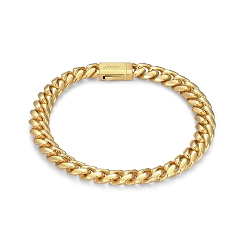 JAXXON Cuban Link Men's Bracelet - Box Clasp2