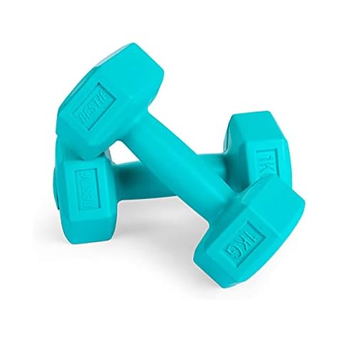 BESTIF Hantelset Hanteln 2er Set Kunststoff Kurzhantel Cover