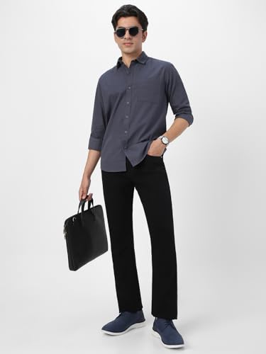Image of Urbano Fashion Men's Cotton Full Sleeve Regular Fit Casual Solid Shirt
