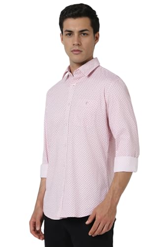 Image of Van Heusen Casual Printed Shirt for Men| Premium Cotton| Full Sleeves| Slim Fit |Breathable Fabric
