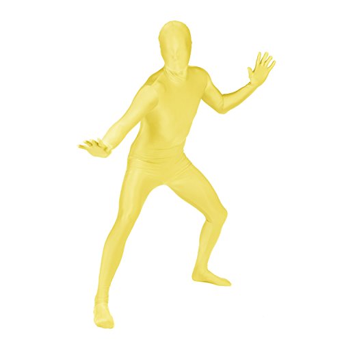Morphsuits - Disfraz de segunda piel (pegado al cuerpo), color Amarillo, talla S (MSYEM)
