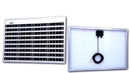 Solar Panel 40Watt Polychristiline Plates for Home Appliance Operated On 12Volts DC Like Outdoor Light, Battery Or Mobile Charging, Solar Fence Energizer Charger (40 W)