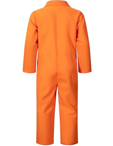 Disfraz infantil uniforme de prisión naranja Yoroka miniatura 4