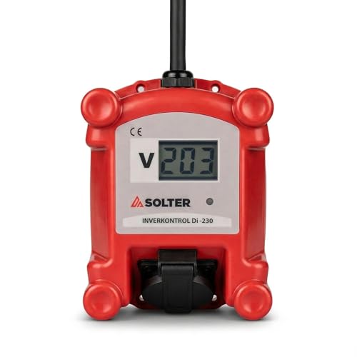 Solter Protector de Voltaje INVERKONTROL DI-230, Rango 160-280V, 30A 8.4kW, Display Digital ±5%, Compatible soldadoras Inverter monofásicas hasta 200A y generadores
