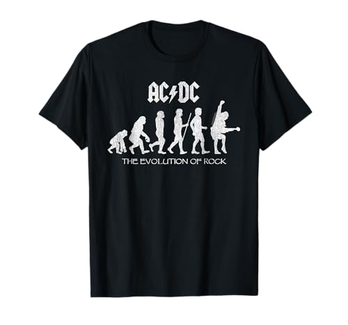 Officiel AC/DC Evolution of Rock Artwork ACDC Rock T-Shirt