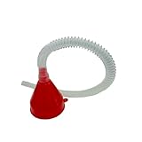 Plastic Fuel Funnel with Long Hose, Wide Mouth Plastic Oil Funnel, Flexible Funnel Universal for Automotive Gasoline Diesel Water Engine Oil Gas Fuel Fluid Liquid Transmission (1PC)