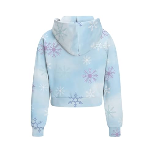 Hoodies for Girls Half Zipper Pullover Sweatshirts for Kids Cute Graphic Clothes Falll Outfits with Pockets 5-142
