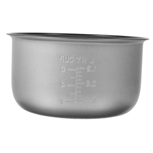 GLEAVI Olla Interior para Arrocera Antiadherente Multifuncional de Aleación de Aluminio para Cocinar Arroz Sopas y Pasteles Repuesto Duradero para Hogar y Hotel