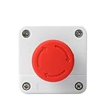 CASNKTTJ Arrow Symbol indicating Start and Stop self-Recovery Waterproof Button Switch Emergency Stop Industrial Hand-held Control Box(45658)