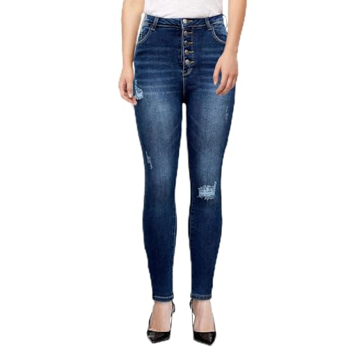 Women Pants Skinny Jeans - Blue