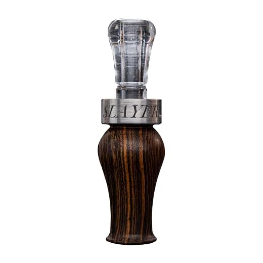 Slayer Calls | Suzie Slayer Double Reed Duck Call | Realistic Sound | Wood