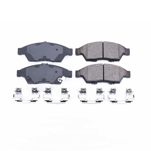 Image of PowerStop Front Brake Pads for Suzuki Aerio 2006-07 - Z17 Ceramic Brake Pads with Installation Hardware, 17-1195
