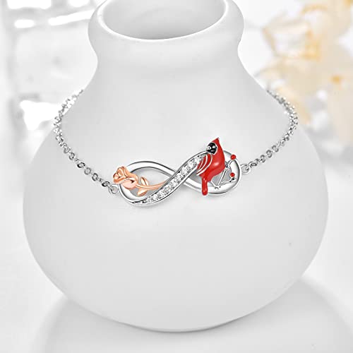 Palpitate Infinity Bracelet for Women 925 Sterling Silver Infinity Jewelry Gifts for Her Birthday Christmas3