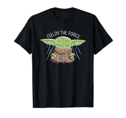 Star Wars The Mandalorian Grogu Feelin' The Force Cute T-Shirt