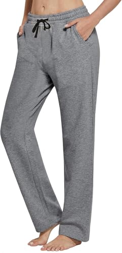 Pantalon de jogging femme en coton doux pour le sport et la maison