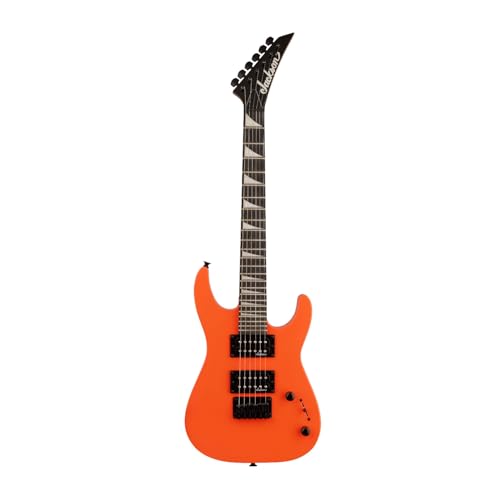 Jackson Dinky Minion JS1X - Guitarra eléctrica - Naranja de seguridad, diapasón amaranto