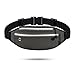 Marsupio Uomo Donna, Cintura Running Riflettente Impermeabile con Presa per Le Cuffie, Marsupio Uomo con Elastico Regolabile - Marsupio da Porta Cellulare per Sportivo, Viaggio, Lavoro - Grigio