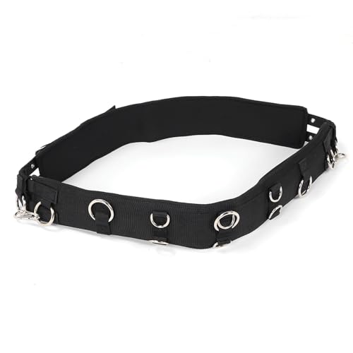 Horse Training Surcingle, Professional Safety Adjustable Horse Lunge Strap Lunging Surcingle for Conditioning Horses Equestrian Supplies (Large)