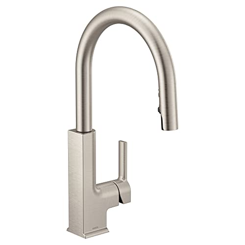 Flash Deals - 80% OFF Moen S72308SRS STO One-Handle High Arc Pulldown Kitchen Faucet with Power Clean, Spot Resist Stainless