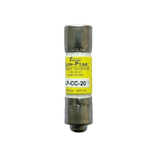New OEM LP-CC-20 LP-CC-20A LP-CC 20A 600Vac Time Delay Fuse, Pack of 10