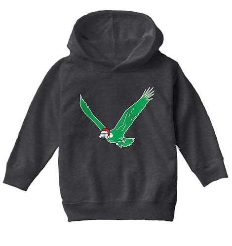 Haase Unlimited Eagle With Santa Hat - Philly Christmas Toddler/Youth Fleece Hoodie - Main Image
