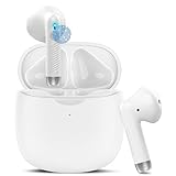 ワイヤレスイヤホン bluetoothイヤホン【2025年アップグレード版】AIスマート ENC通話ノイズキャンセリング 最新Bluetooth5.4 ブルートゥースイヤホン 全音域HI-FI音質 低遅延 接続瞬時 Type-C 急速充電 片耳/両耳 WEB会議/運動/ゲーム/テレワーク/通学/通勤/スポーツ/音楽用 iPhone/Android対応