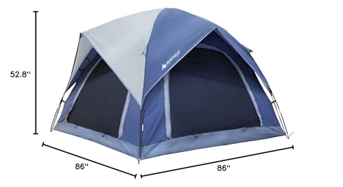 Carpa dome impermeable para 2-4 personas AYAMAYA miniatura 2